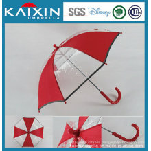 16′′ Safe Manual Open Plastic Poe Straight Umbrella